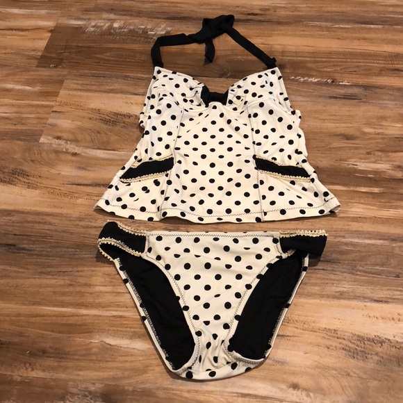 Betsey Johnson Other - ❤️ Betsey Johnson retro 2 piece polka dot
